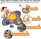How to hide treats in the snuffle mat