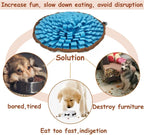 Snuffle mat as a solution for fast eating and boredom