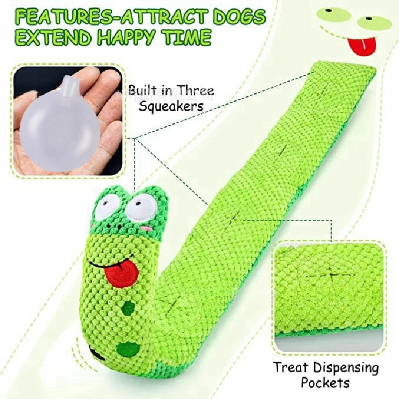 Plush Snail Treat Hider