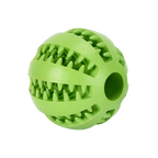 Green rubber treat ball